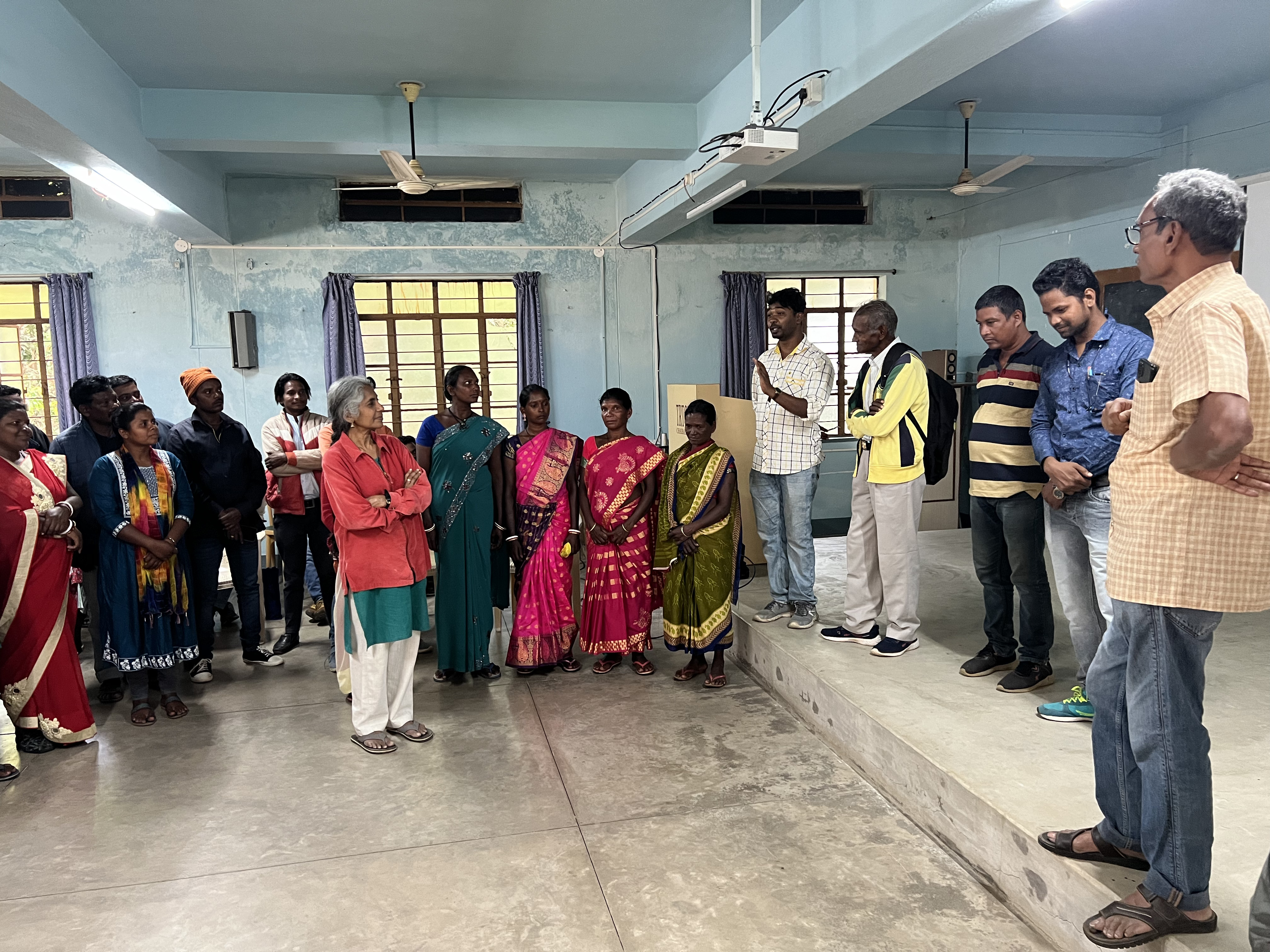 An interactive group session facilitated by Job Booster India, BIRSA, with the community members