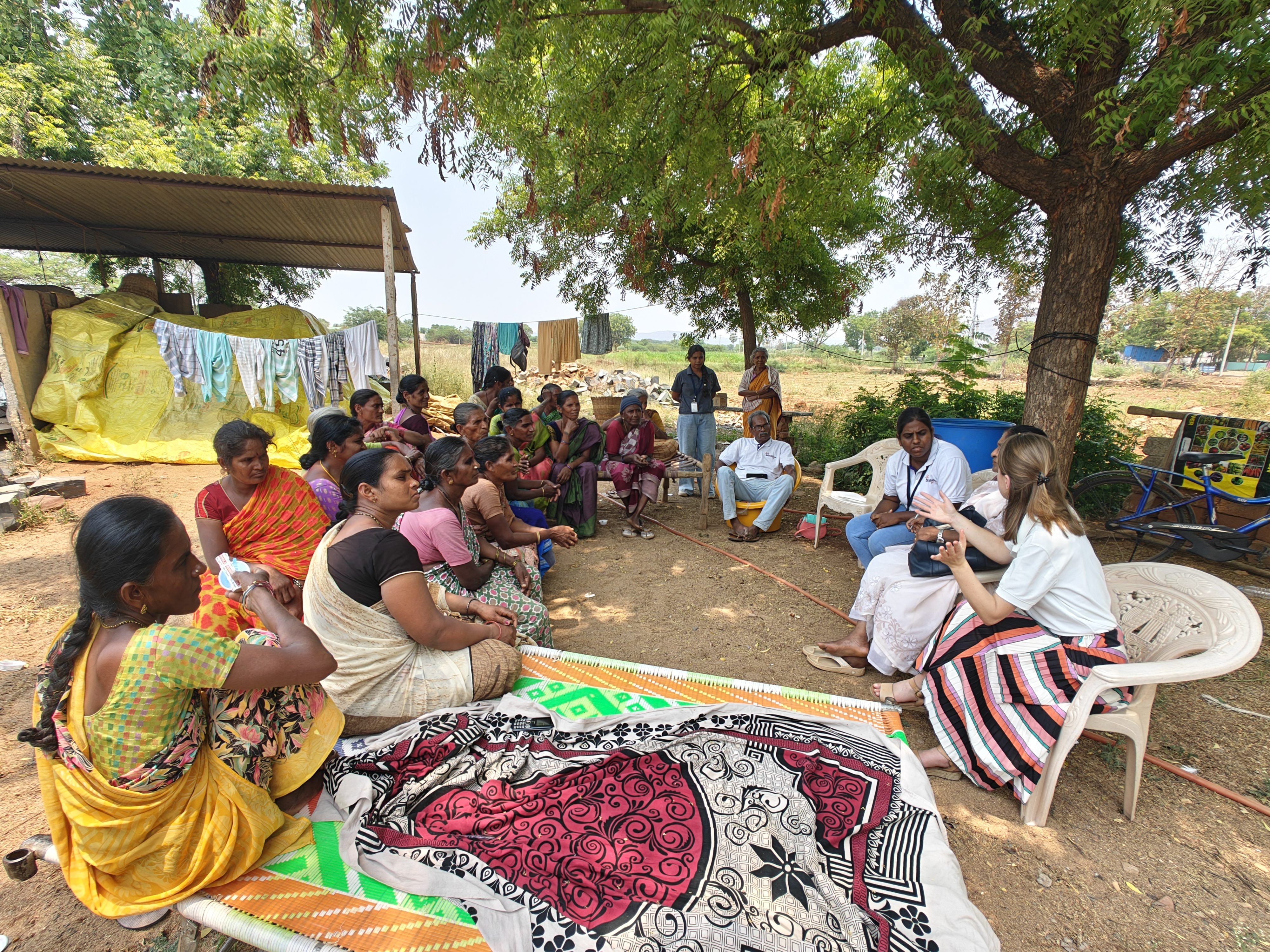 Training sessions with women farmers on gender equality and agricultural best practices